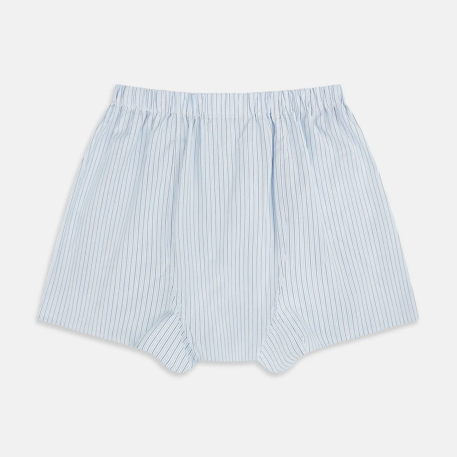 Blue Stripe Godfrey Boxer Shorts sold by Turnbull & Asser product image thumbnail 2