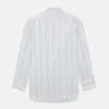 Pale Blue Multi Stripe Mayfair Shirt sold by Turnbull & Asser