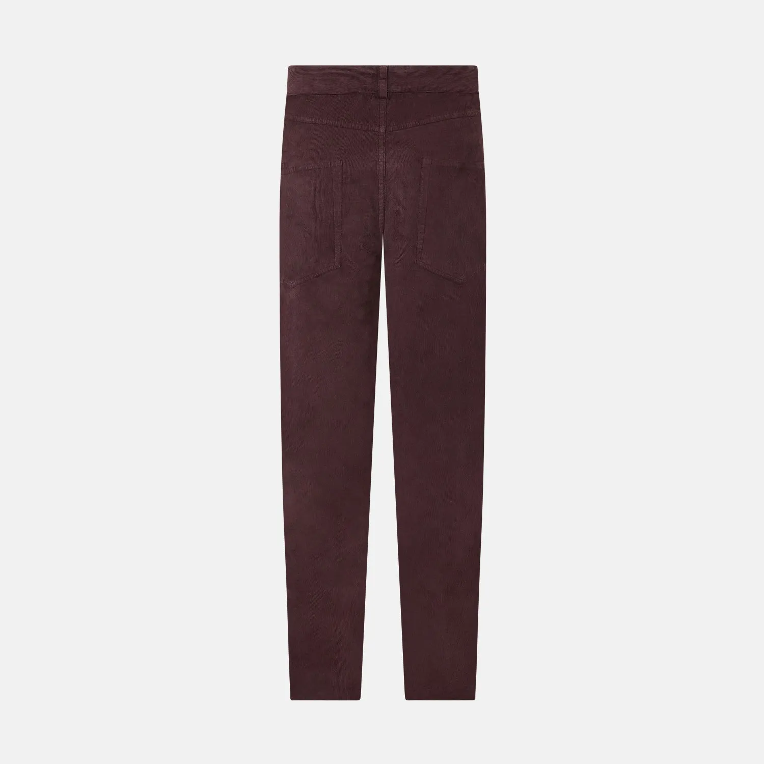 Burgundy Corduroy Charles Trousers sold by Turnbull & Asser product image thumbnail 3