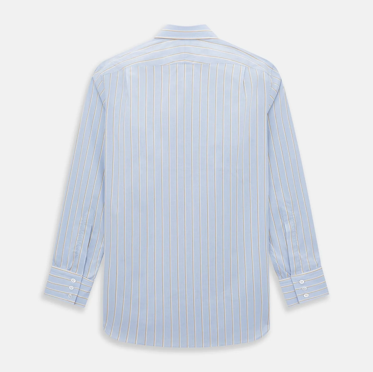 Blue and Yellow Multi-Stripe Mayfair Shirt sold by Turnbull & Asser product image thumbnail 3