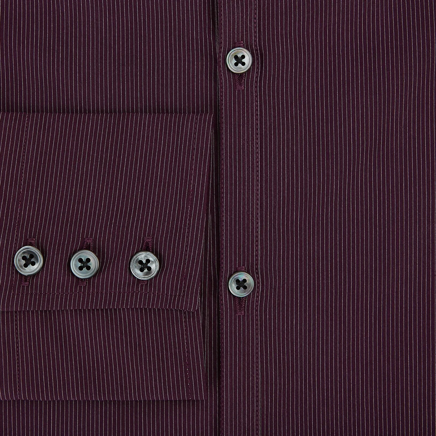 SHIRTS RF WESTMINSTER CLSD CLR 3BC BURGUNDY WH STR sold by Turnbull & Asser product image thumbnail 4