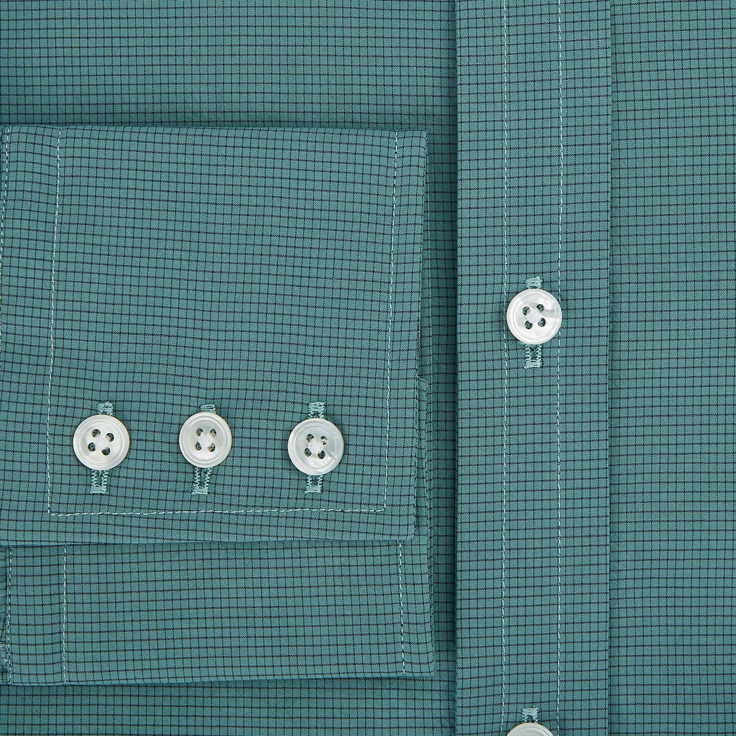 SHIRTS RF NEW T&A COLLAR 3BC SAGE MULTI CHK sold by Turnbull & Asser product image thumbnail 4