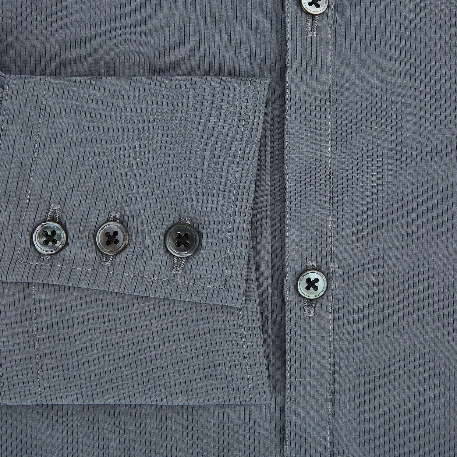 SHIRTS RF WINDSOR OPEN CLR 3BC GREY MULTI STR sold by Turnbull & Asser product image thumbnail 4