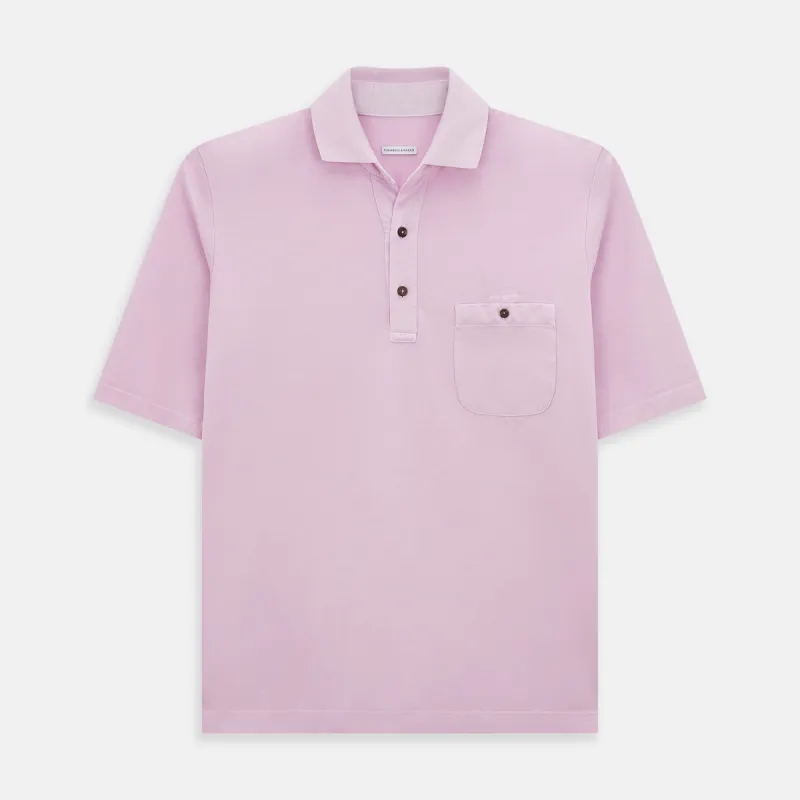 Pink Polo Shirt sold by Turnbull & Asser