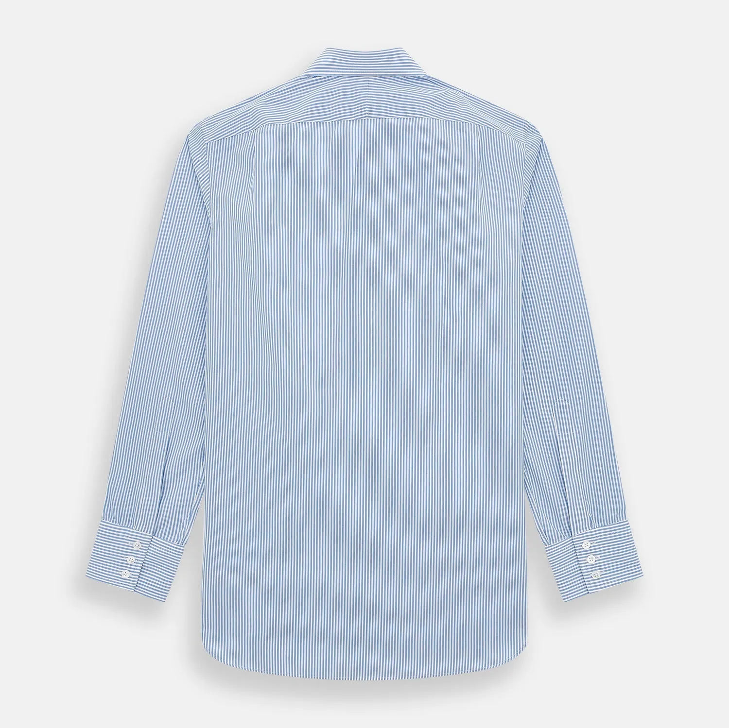 Sky Blue Halo Stripe Mayfair Shirt sold by Turnbull & Asser product image thumbnail 3