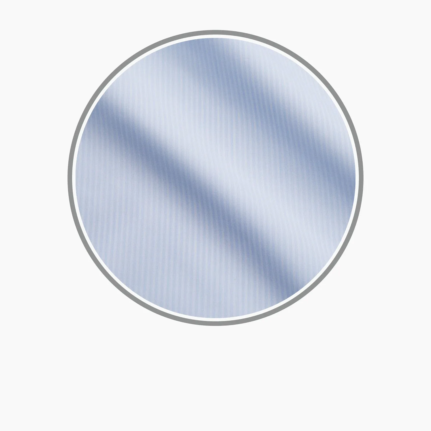 Pale Blue Stripe Cotton Fabric sold by Turnbull & Asser product image thumbnail 3
