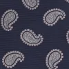 Navy and Light Pink Floating Paisley Silk Tie sold by Turnbull & Asser