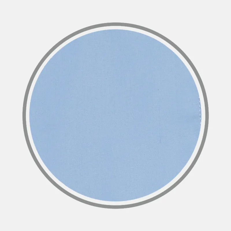 Blue Two-Fold 200 Cotton Fabric sold by Turnbull & Asser