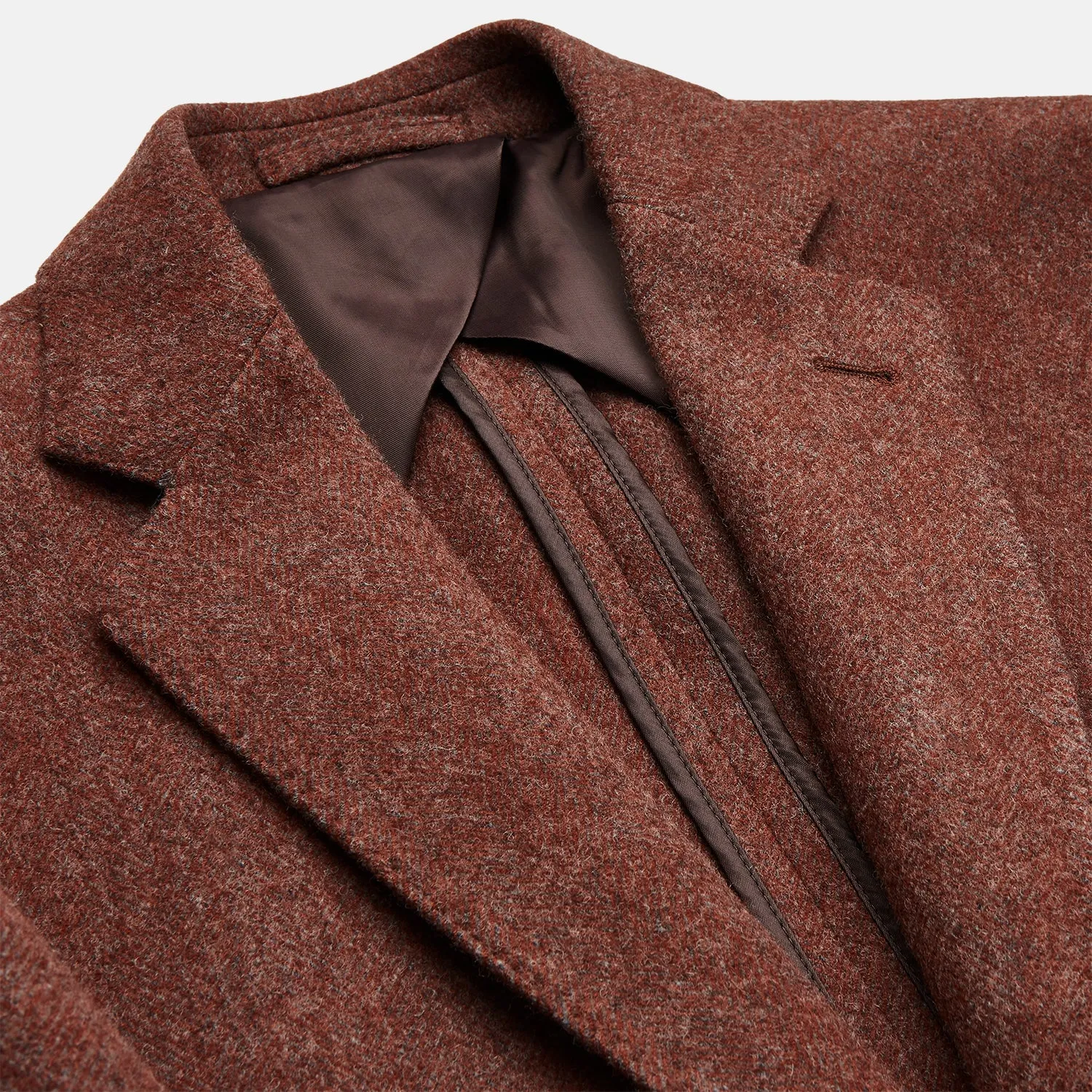 Red Lambswool Herringbone Bern Blazer sold by Turnbull & Asser product image thumbnail 3