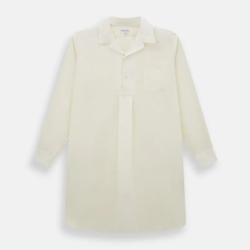Cream Nightshirt sold by Turnbull & Asser