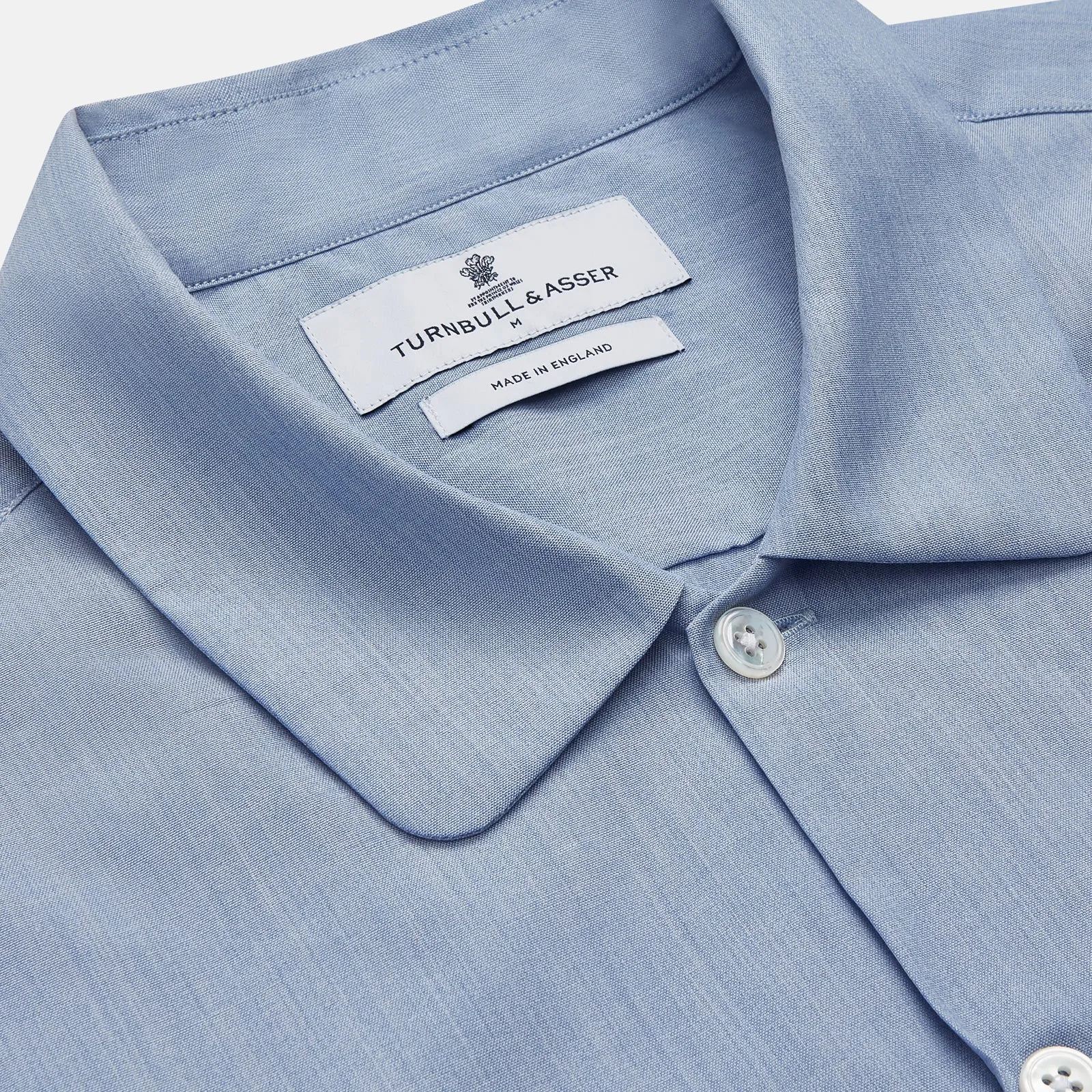 Slate Blue Chambray Holiday Fit Fellows Shirt sold by Turnbull & Asser product image thumbnail 3