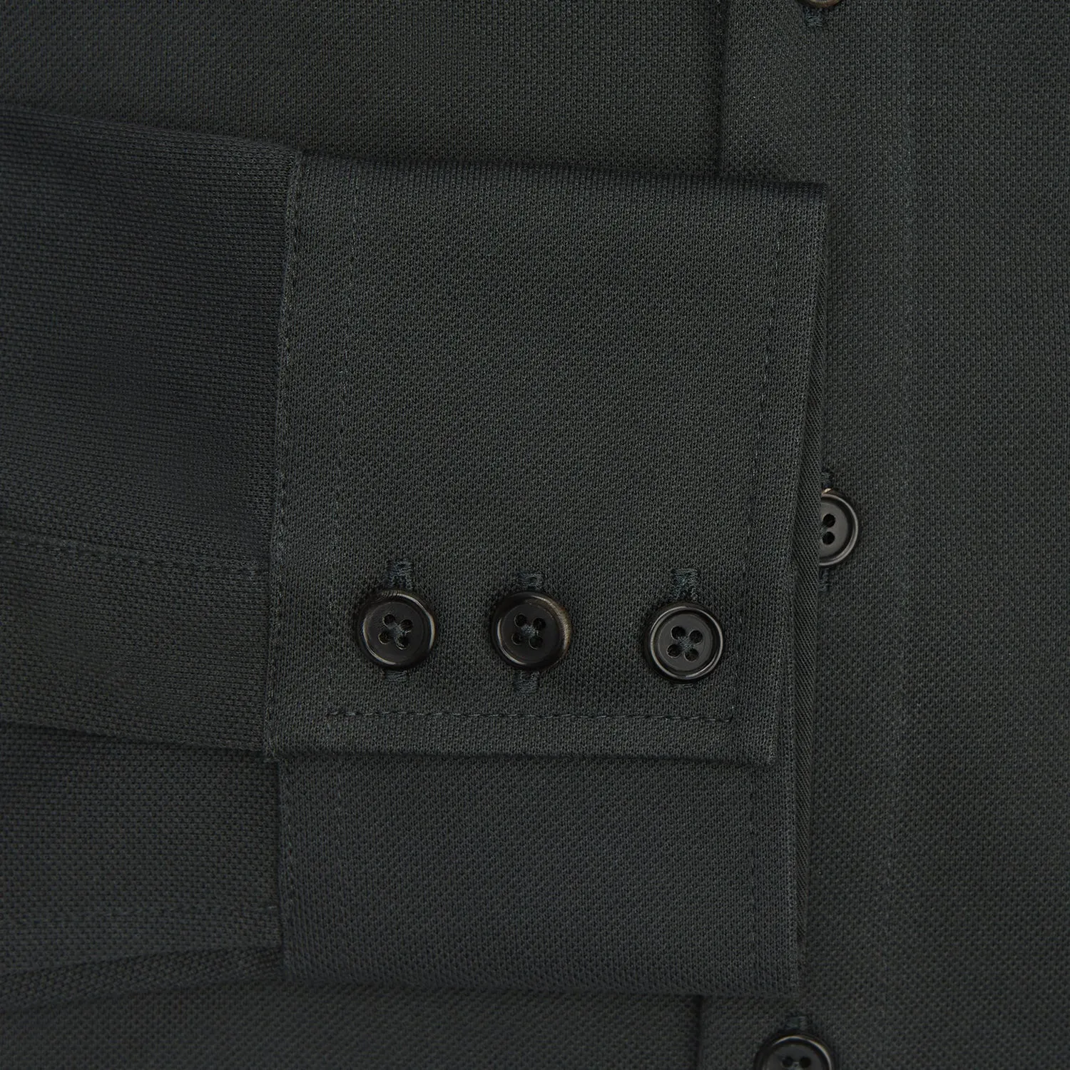 Moss Green Cotton Polo Shirt sold by Turnbull & Asser product image thumbnail 4