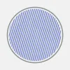 Blue Fine Bengal Stripe Cotton Fabric sold by Turnbull & Asser