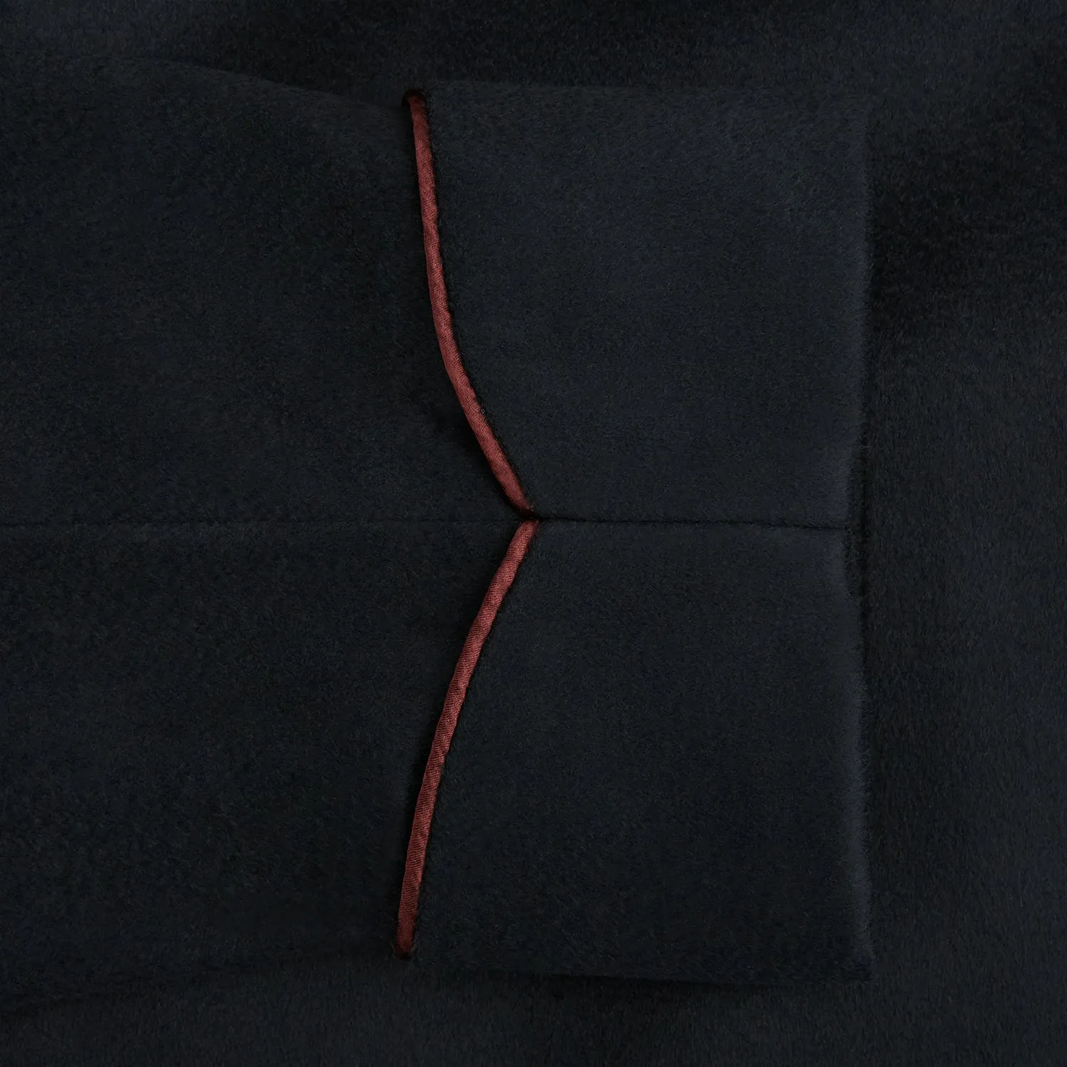 Navy and Red Piped Cashmere Gown sold by Turnbull & Asser product image thumbnail 3