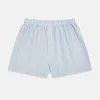 Light Blue Multi Stripe Godfrey Boxer Shorts sold by Turnbull & Asser