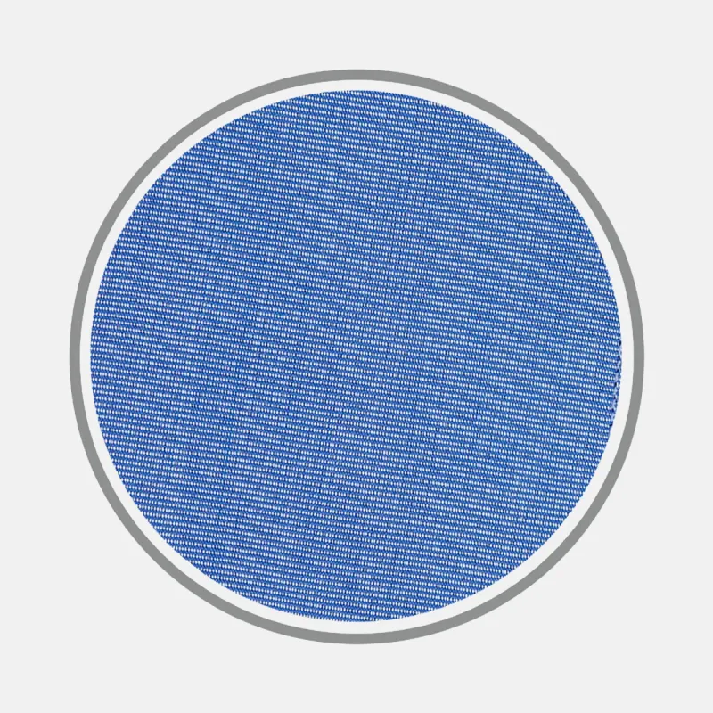 Dark Blue End-on-End Cotton Fabric sold by Turnbull & Asser