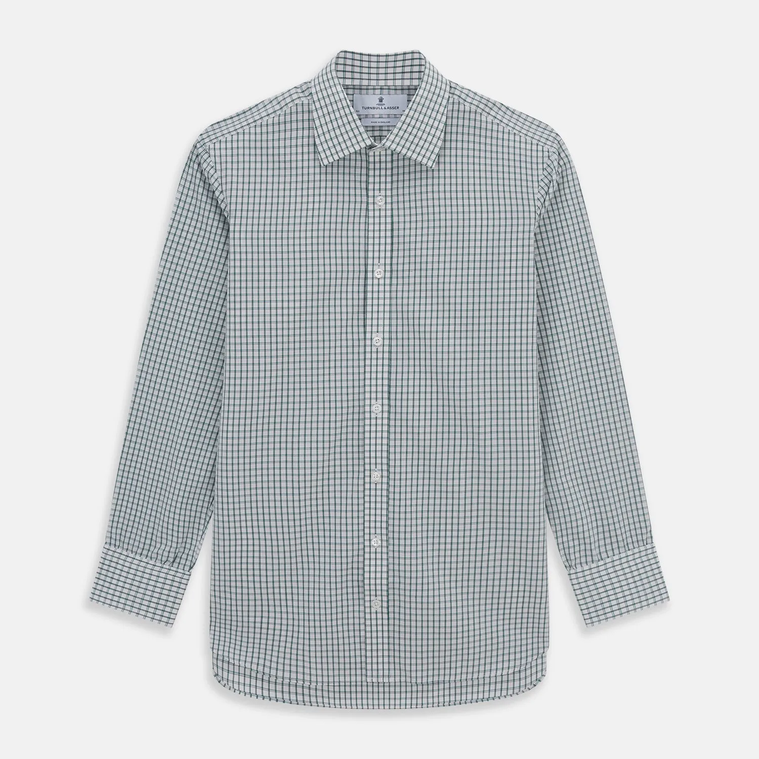 Dark Green Tattersall Check Mayfair Shirt sold by Turnbull & Asser