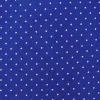 Slim Royal Blue and White Small Spot Printed Silk Tie sold by Turnbull & Asser