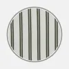 Green Stripe Cotton Fabric sold by Turnbull & Asser
