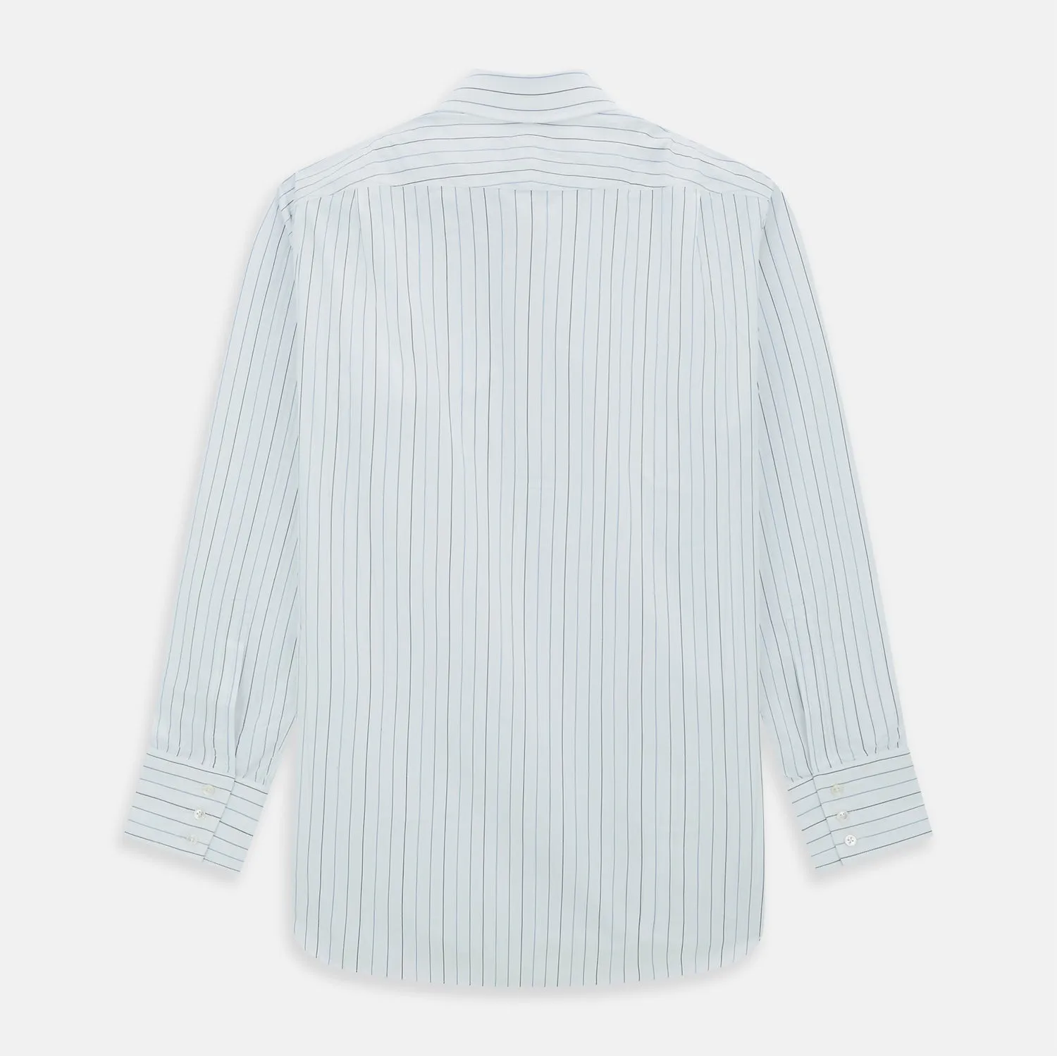 Blue Wide Pinstripe Mayfair Shirt sold by Turnbull & Asser product image thumbnail 3