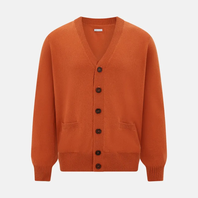 Pink Cashmere Cardigan sold by Turnbull & Asser