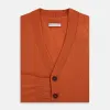 Pink Cashmere Cardigan sold by Turnbull & Asser