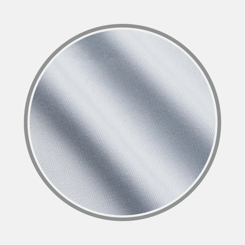 Plain Grey Cotton Fabric sold by Turnbull & Asser