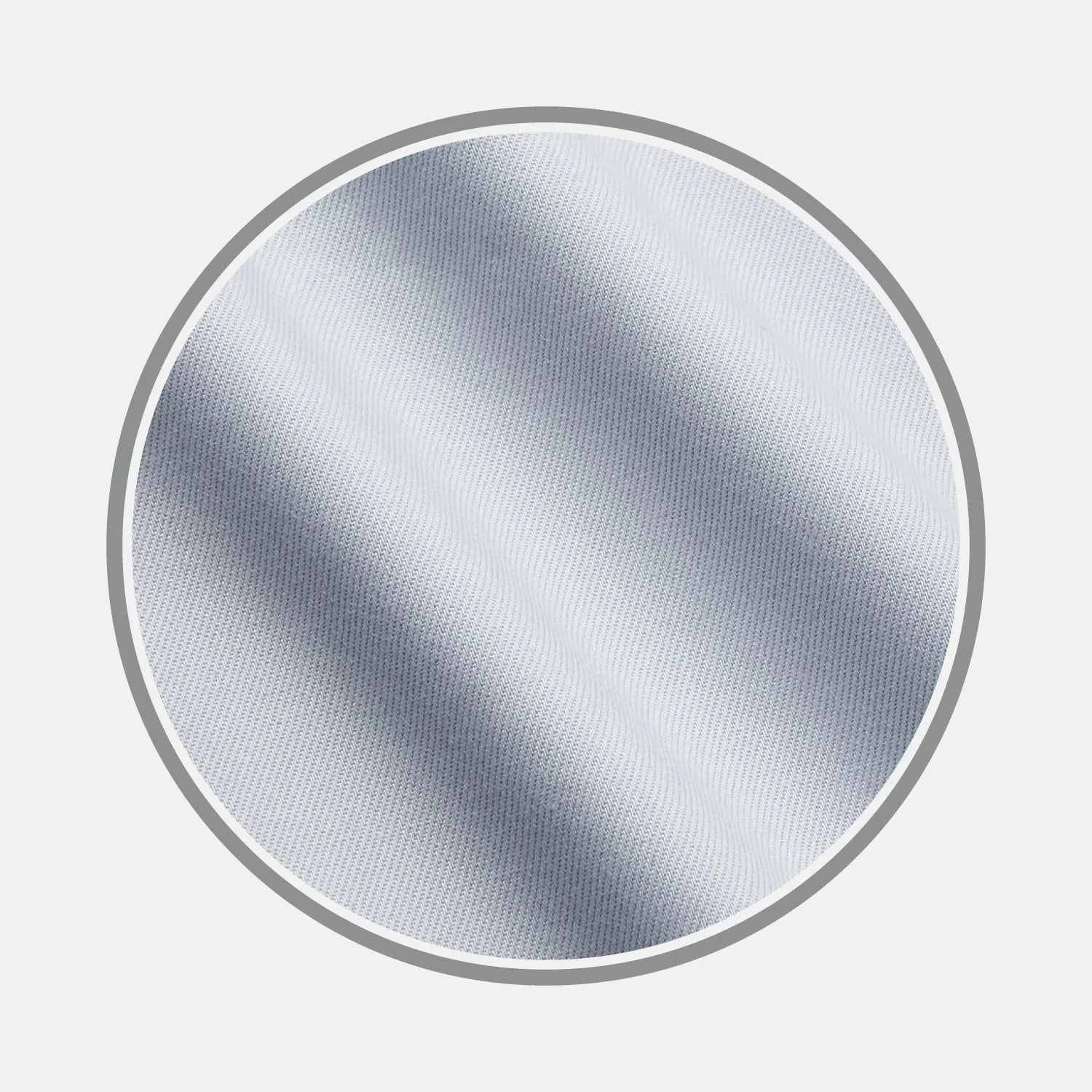 Plain Grey Cotton Fabric sold by Turnbull & Asser
