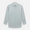 Pale Blue Fine Check Mayfair Shirt sold by Turnbull & Asser