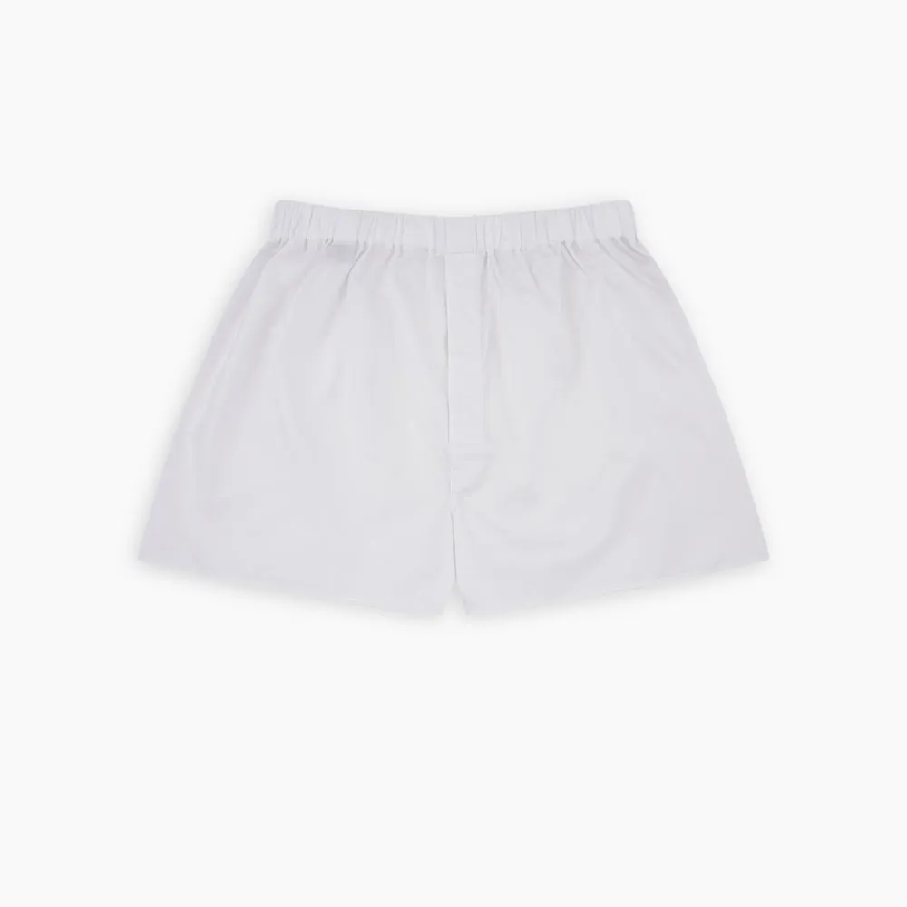 White Sea Island Quality Cotton Twill Boxer Shorts sold by Turnbull & Asser product image thumbnail 3