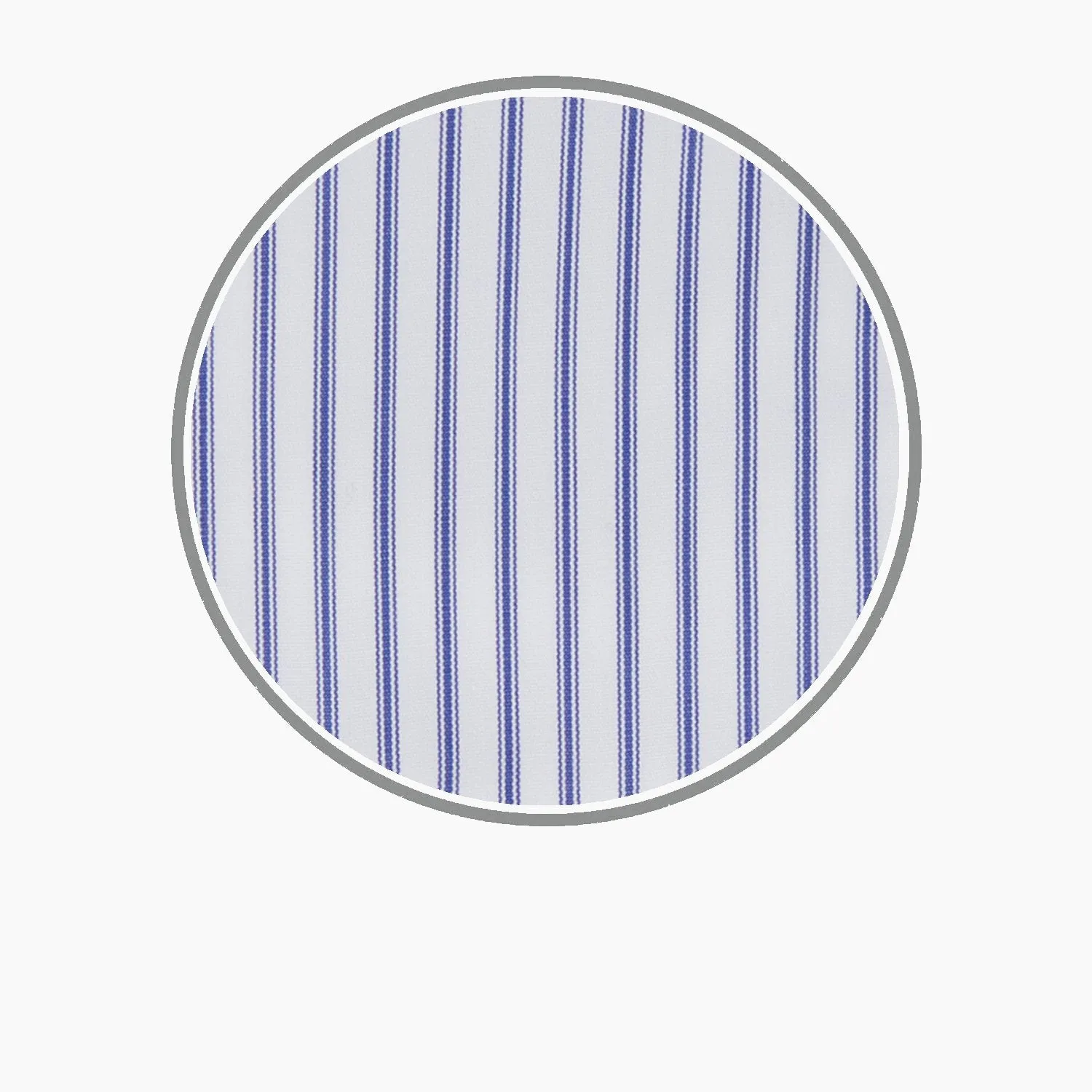 Navy Centre Stripe Cotton Fabric sold by Turnbull & Asser product image thumbnail 3