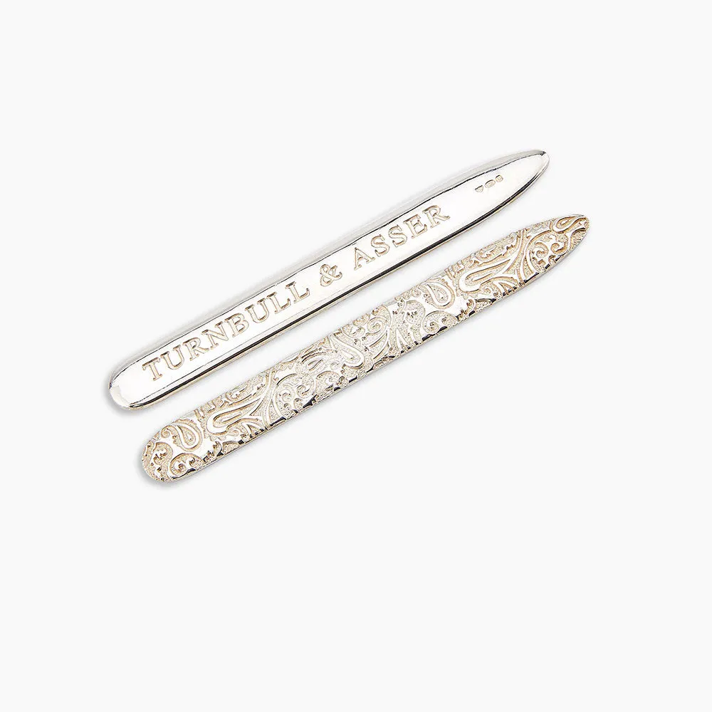 Sterling Silver Collar Stays sold by Turnbull & Asser product image thumbnail 3