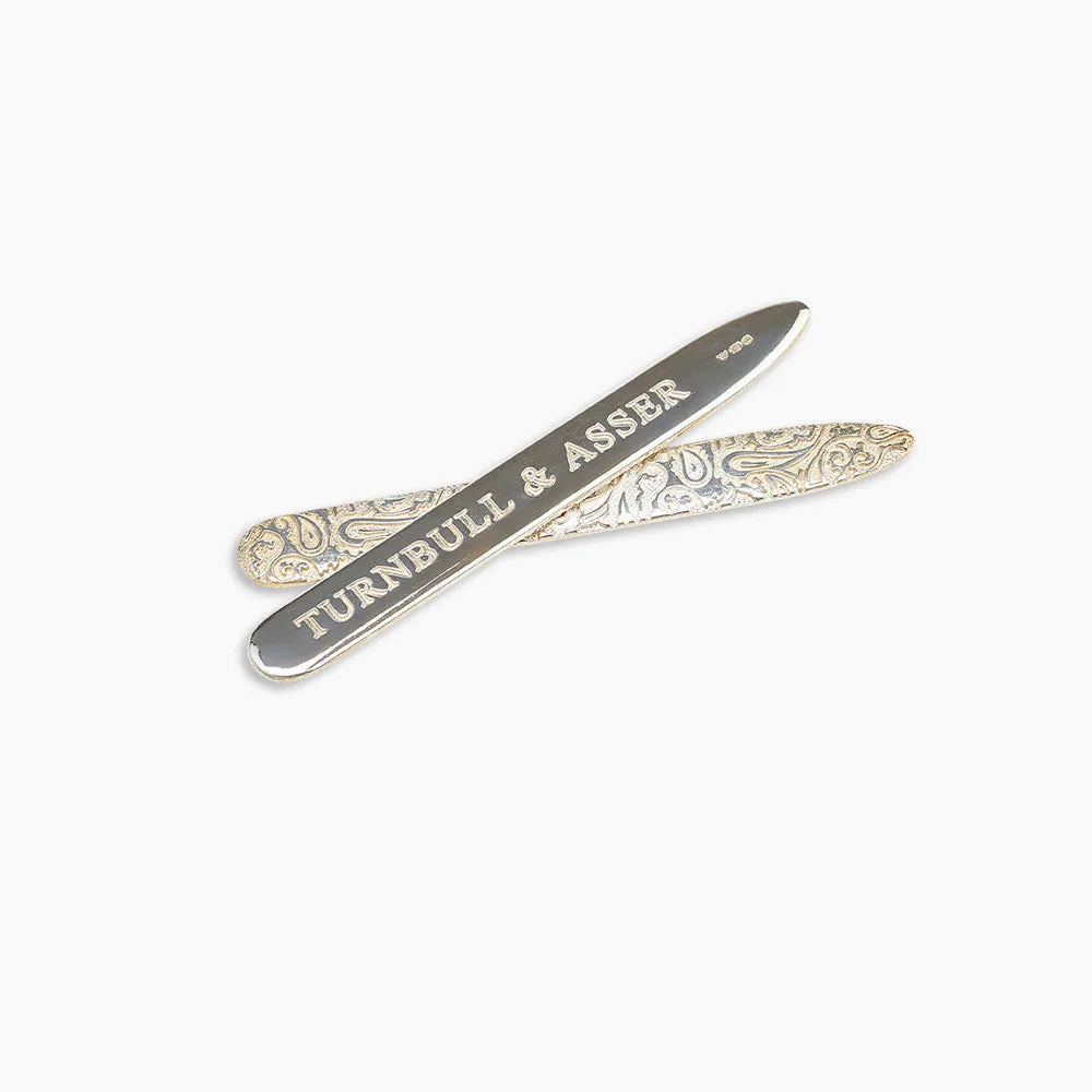 Sterling Silver Collar Stays sold by Turnbull & Asser product image thumbnail 2