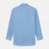 BLUE & WHITE STRIPE COTTON REGULAR FIT SHIRT sold by Turnbull & Asser