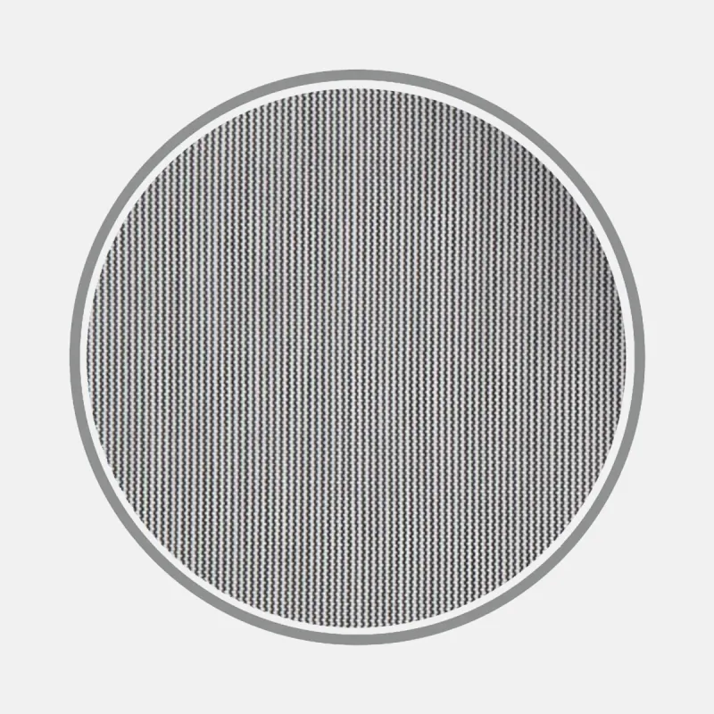 Black Fine Hairline Stripe Cotton Fabric sold by Turnbull & Asser