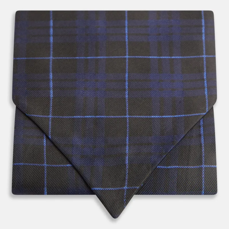 Green Tartan Silk Cravat sold by Turnbull & Asser