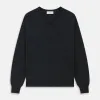 Charcoal V-Neck Cashmere Jumper sold by Turnbull & Asser