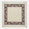 Cream Paisley Polka Dot Silk Pocket Square sold by Turnbull & Asser