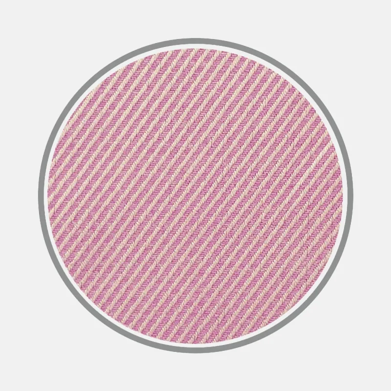 Lilac Fine Twill Cotton Fabric sold by Turnbull & Asser