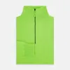 Neon Green Half-Zip Cashmere Jumper sold by Turnbull & Asser