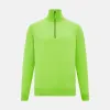 Neon Green Half-Zip Cashmere Jumper sold by Turnbull & Asser