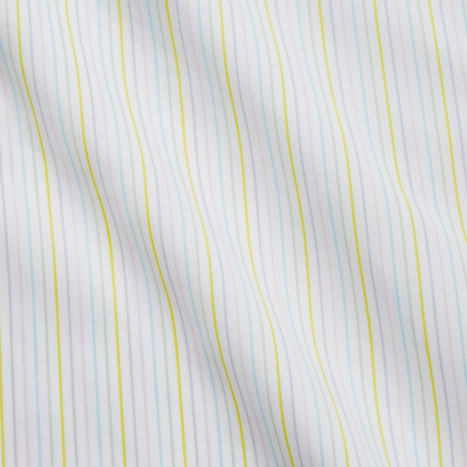 Yellow Multi Stripe Cotton Regular Fit Whitby Shirt sold by Turnbull & Asser product image thumbnail 4