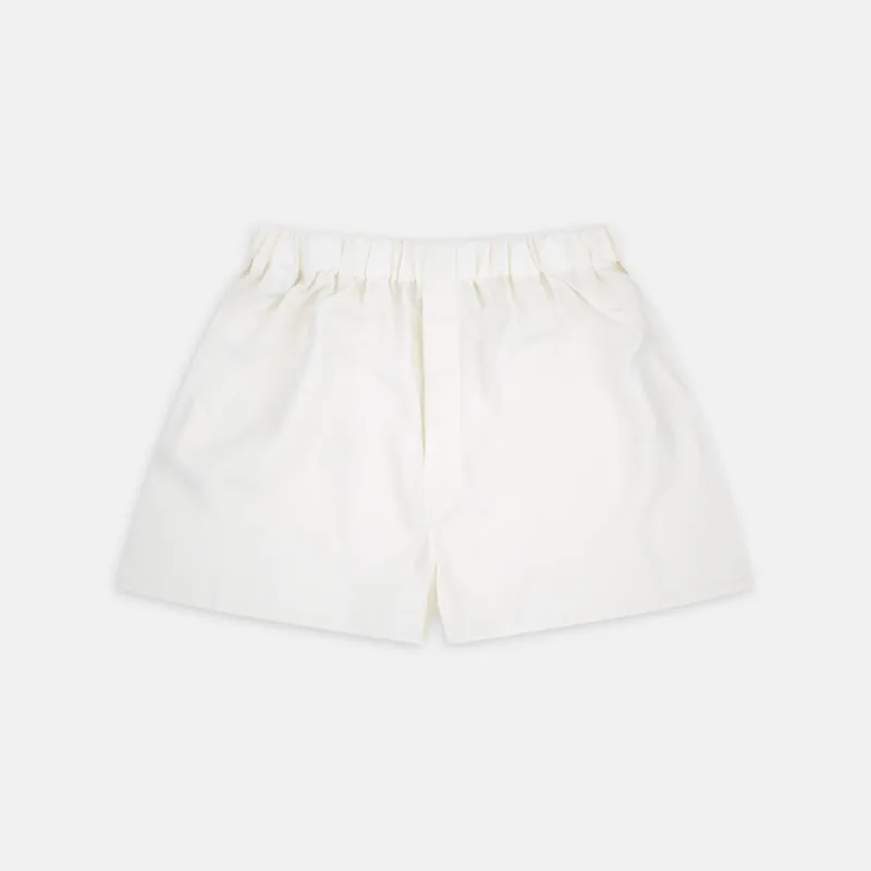 Cream Silk Boxer Shorts sold by Turnbull & Asser