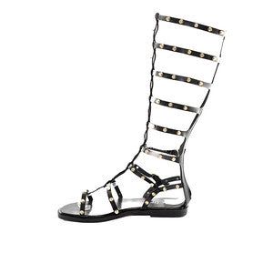 CanCun Tall Gladiator Flat Sandal Black sold by Two Lips product image thumbnail 3