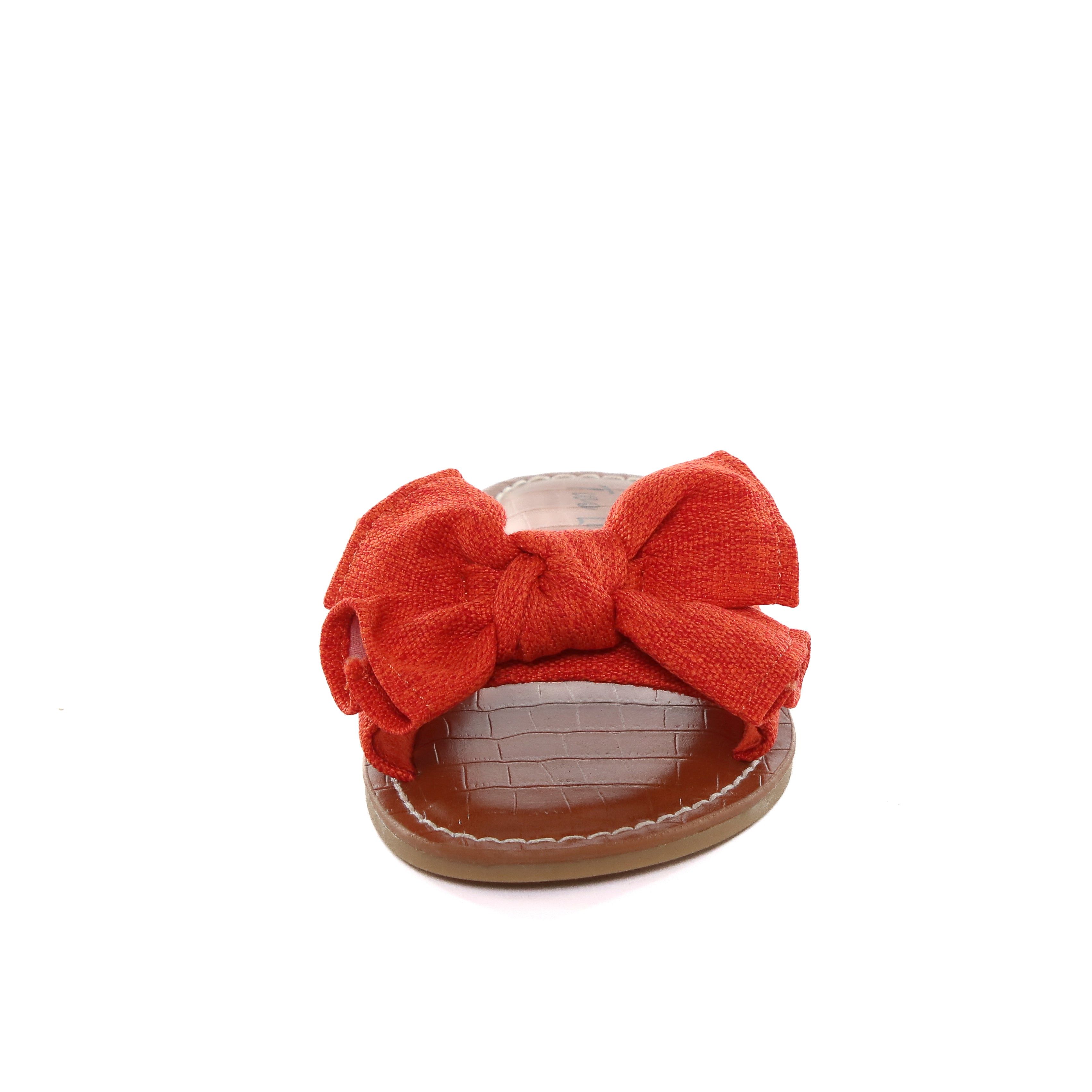 Malibu Bow Flat Sandal Red sold by Two Lips product image thumbnail 4