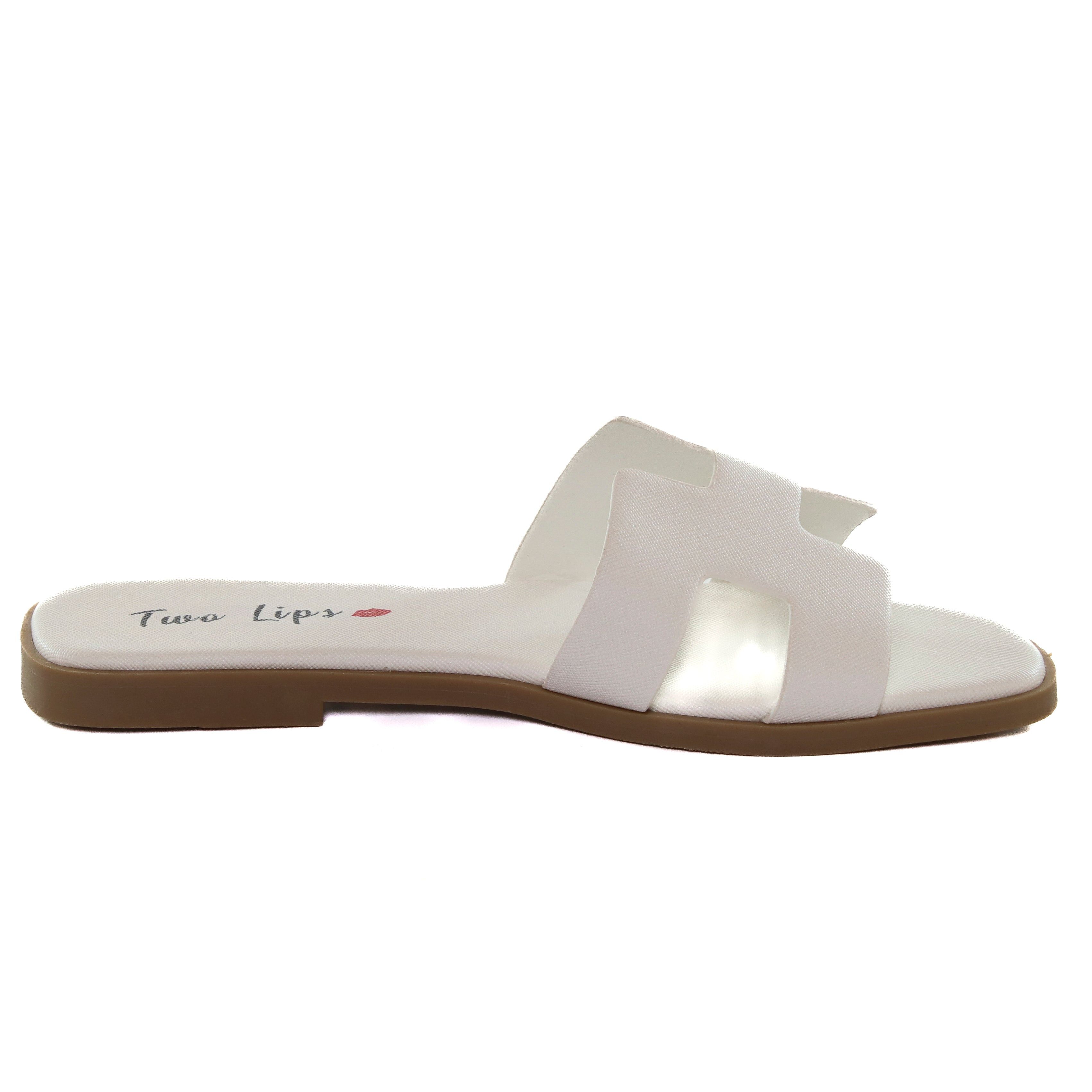 Brentwood Slide Sandal White sold by Two Lips product image thumbnail 3