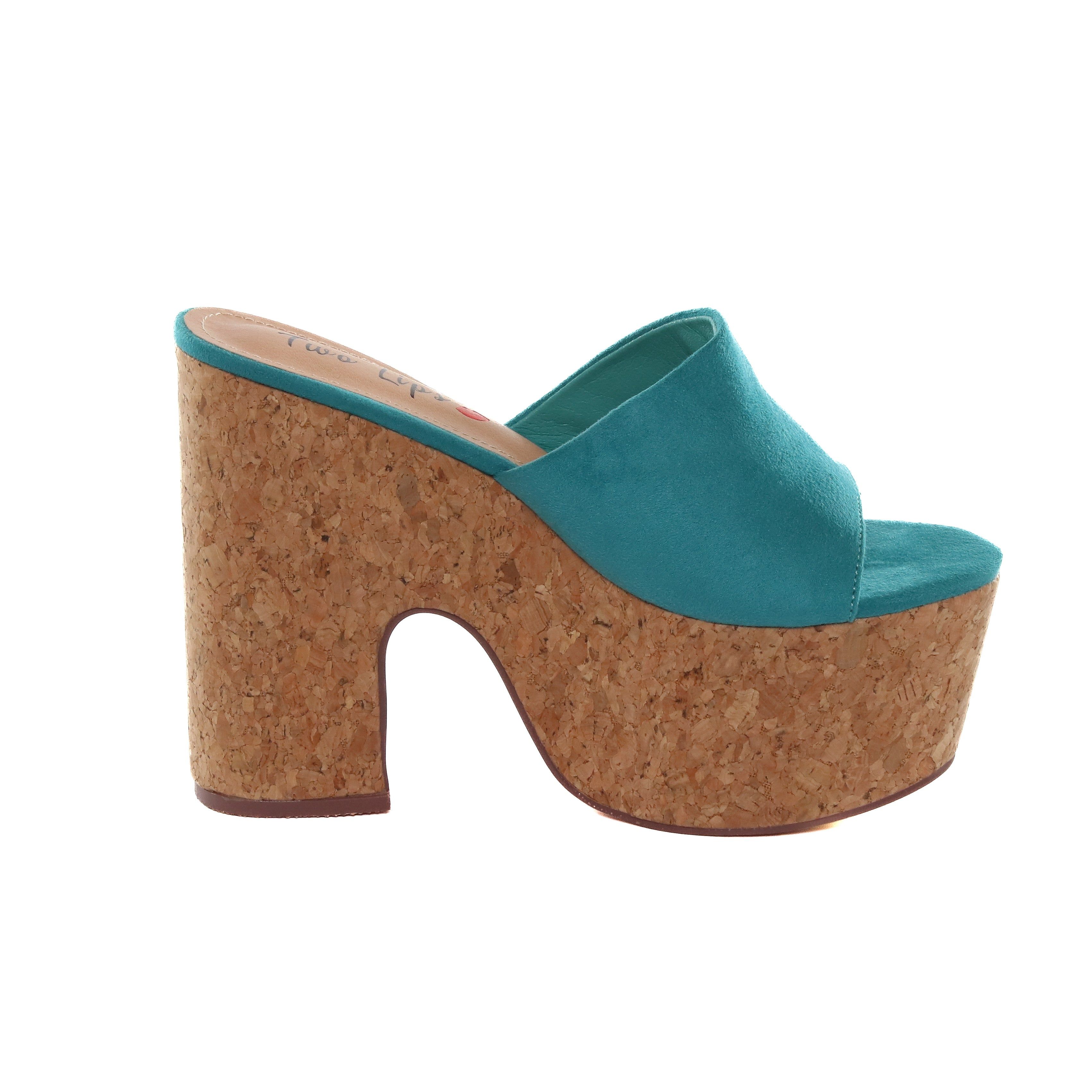Miami Wedge Heel Sandal Turquoise sold by Two Lips product image thumbnail 3
