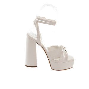San Juan Ankle Wrap Chunky Platform White sold by Two Lips product image thumbnail 3