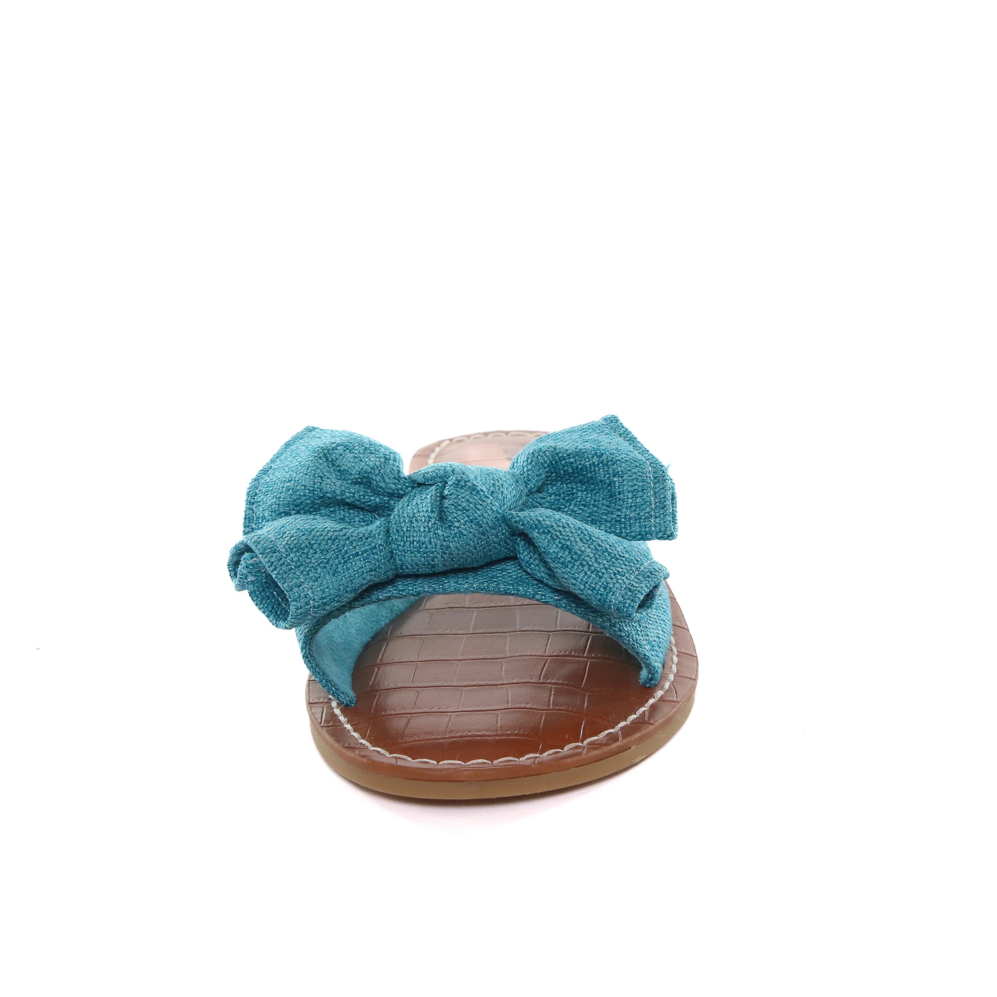 Malibu Bow Flat Sandal Blue sold by Two Lips product image thumbnail 4