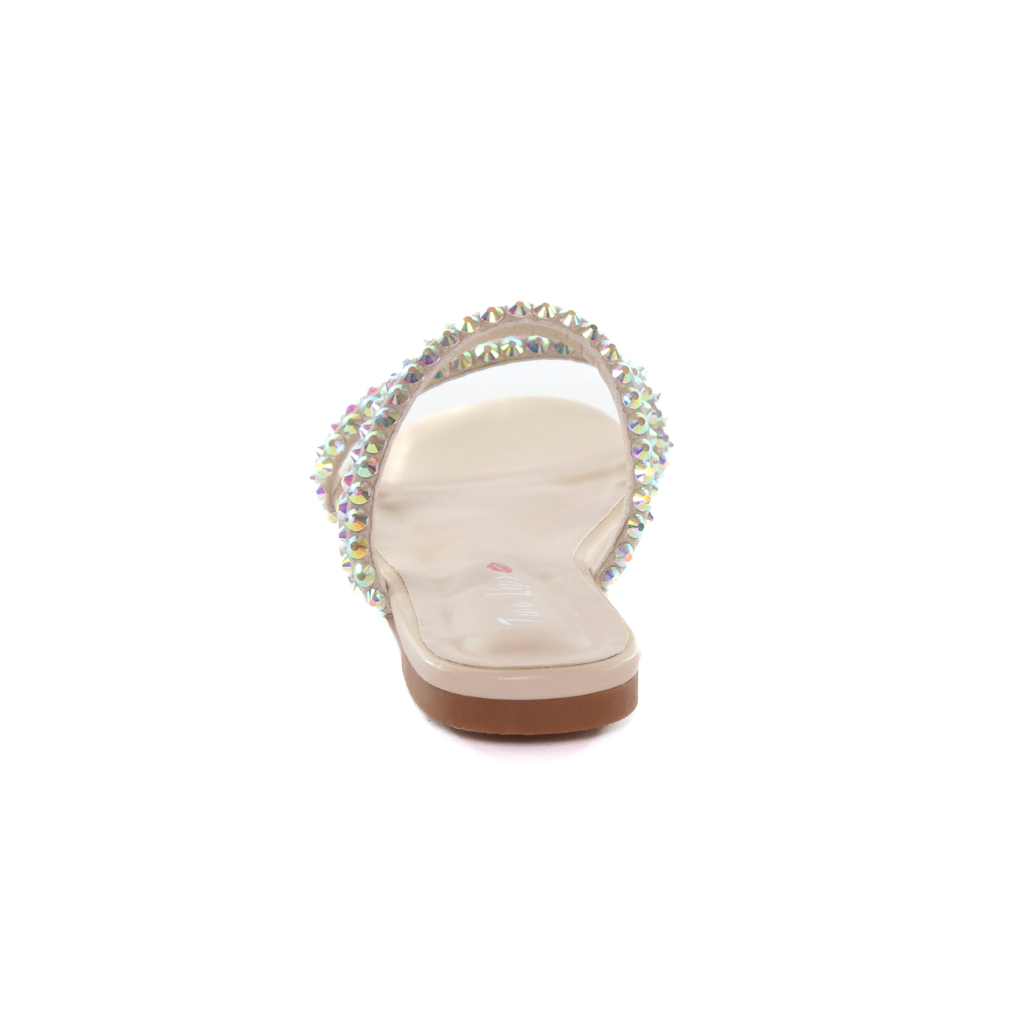 Fiji Bedazzled Flat Sandal Nude sold by Two Lips product image thumbnail 2